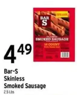 Brookshire's Bar-S Skinless Smoked Sausage offer