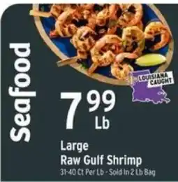 Brookshire's Seafood Large Raw Gulf Shrimp offer