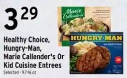 Brookshire's Healthy Choice, Hungry-Man, Marie Callender's Or Kid Cuisine Entrees offer