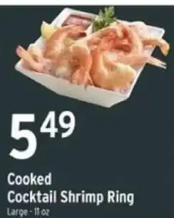 Brookshire's Cooked Cocktail Shrimp Ring offer