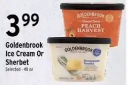 Brookshire's Goldenbrook ice cream or sherbet offer