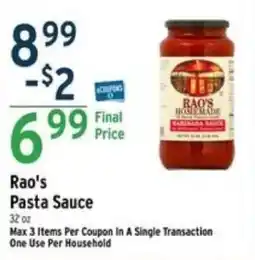 Brookshire's Rao's Pasta Sauce offer