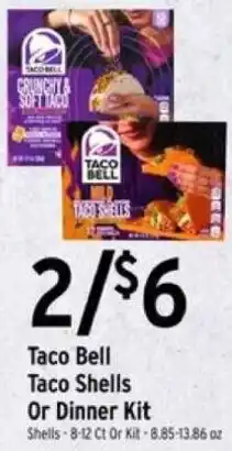 Brookshire's Taco Bell Taco Shells Or Dinner Kit offer