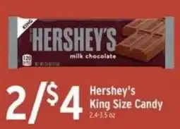Brookshire's Hershey's King Size Candy offer