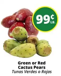 Rancho Markets Green or Red Cactus Pears offer
