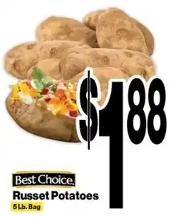 Super Saver Best Choice Russet Potatoes offer