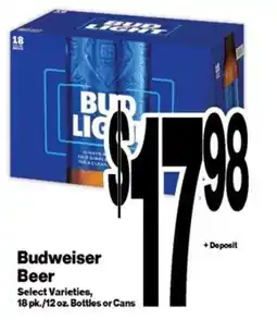 Super Saver Budweiser Beer offer