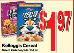 Super Saver Kellogg's Cereal offer