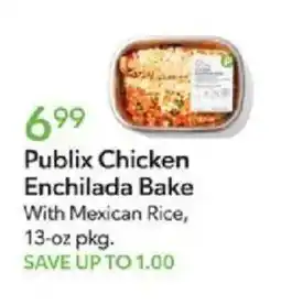 Publix Publix Chicken Enchilada Bake offer