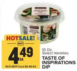 Food Lion Taste of Inspirations Dip offer