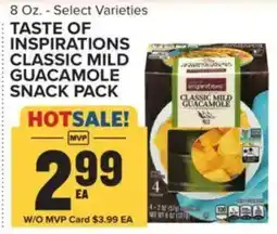 Food Lion Taste of Inspirations Classic Mild Guacamole Snack Pack offer