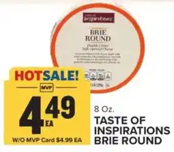 Food Lion Taste of Inspirations Brie Round offer