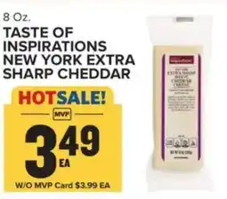 Food Lion Taste of Inspirations New York Extra Sharp Cheddar offer