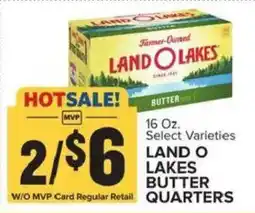 Food Lion Land O Lakes butter quarters offer