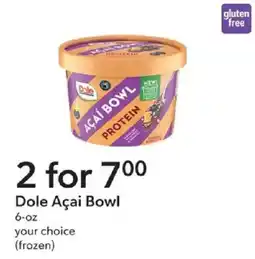 Publix Dole Açaí Bowl offer