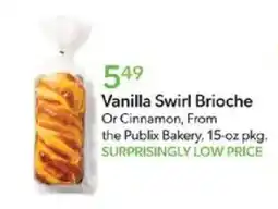 Publix Publix Bakery Vanilla Swirl Brioche offer