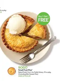 Publix Publix Bakery Small Fruit Pies offer