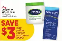 H-E-B Cetaphil or Differin Items offer