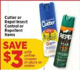 H-E-B Cutter or Repel Insect Control or Repellent Items offer