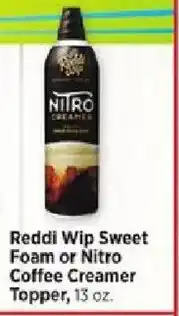 H-E-B Reddi Wip Sweet Foam or Nitro Coffee Creamer Topper offer