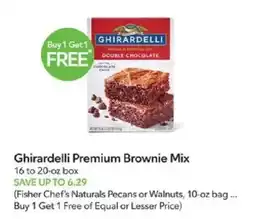 Publix Ghirardelli Premium Brownie Mix offer