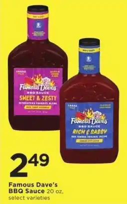 Cub Foods Famous Dave's BBQ Sauce offer
