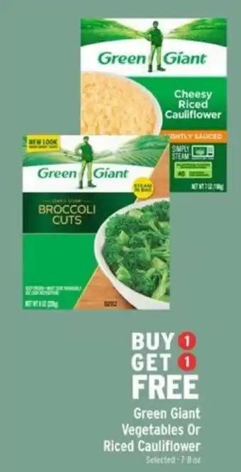Green Giant Vegetables Or Riced Cauliflower