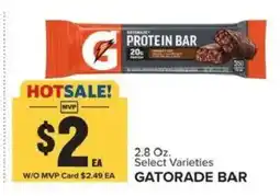 Food Lion Gatorade Bar offer