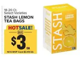 Food Lion Stash lemon tea bags offer