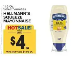 Food Lion Hellmann's squeeze mayonnaise offer
