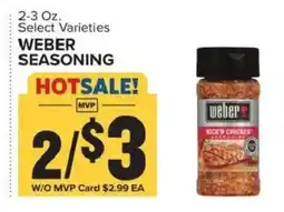 Food Lion Weber seasoning offer