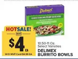 Food Lion Delimex burrito bowls offer