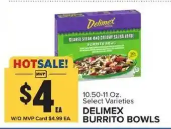 Food Lion Delimex burrito bowls offer