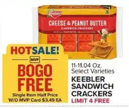 Food Lion Keebler sandwich crackers offer