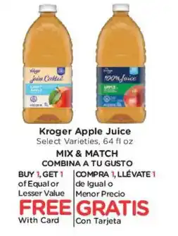 Kroger apple juice