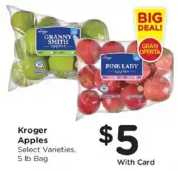 Smith's Kroger Apples offer