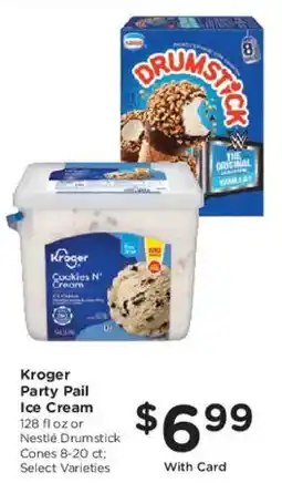 Smith's Kroger Party Pail Ice Cream offer