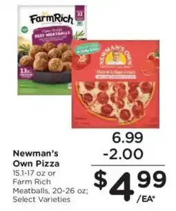 Kroger Newman's Own Pizza offer