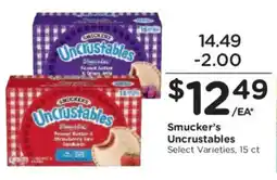 Kroger Smucker's Uncrustables offer