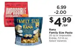 Kroger Rana Family Size Pasta offer