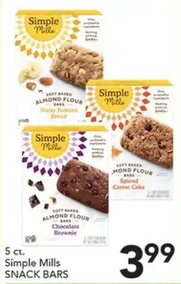Pete's Fresh Market Simple Mills snack bars offer