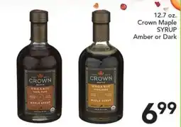 Pete's Fresh Market Crown maple syrup offer