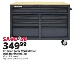 Rural King Crimson Force Workstation with Hardwood Top offer