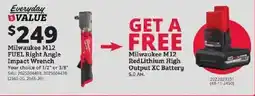 Rural King Milwaukee M12 Fuel Right Angle Impact Wrench offer