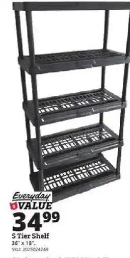 Rural King 5 Tier Shelf offer