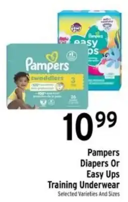 Brookshire's Pampers Diapers Or Easy Ups Training Underwear offer