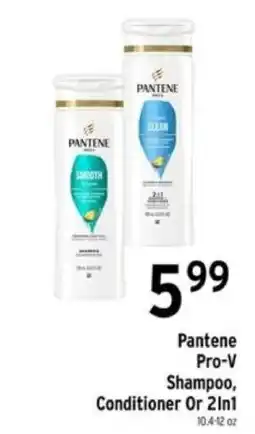 Brookshire's Pantene Pro-V Shampoo, Conditioner Or 2in1 offer