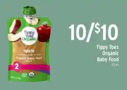 Brookshire's Tippy Toes Organic Baby Food offer