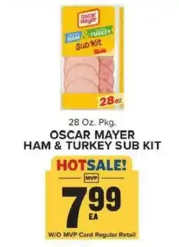 Food Lion Oscar Mayer ham & turkey sub kit offer
