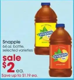 Giant Eagle Snapple tea offer